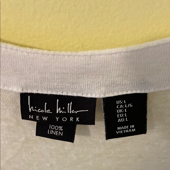 Nicole Miller White Cardigan Sweater - Picture 2 of 3